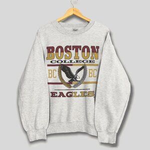 Vintage Boston College Eagles Split Letter Sweatshirt Retro Boston Eagles Shirt